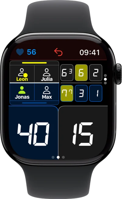 PadelCounter на Apple Watch