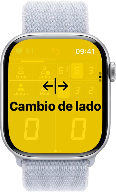 El aviso de cambio de lado en el Apple Watch